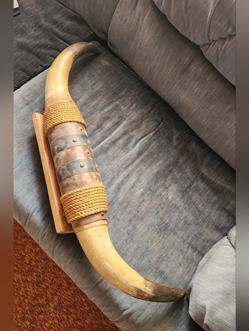 Decorative Steer Horn Wall Mount